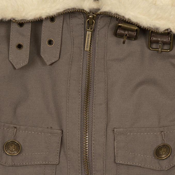 GIUBBOTTO CON INTERNO IN MONTONE Bimbo Tortora