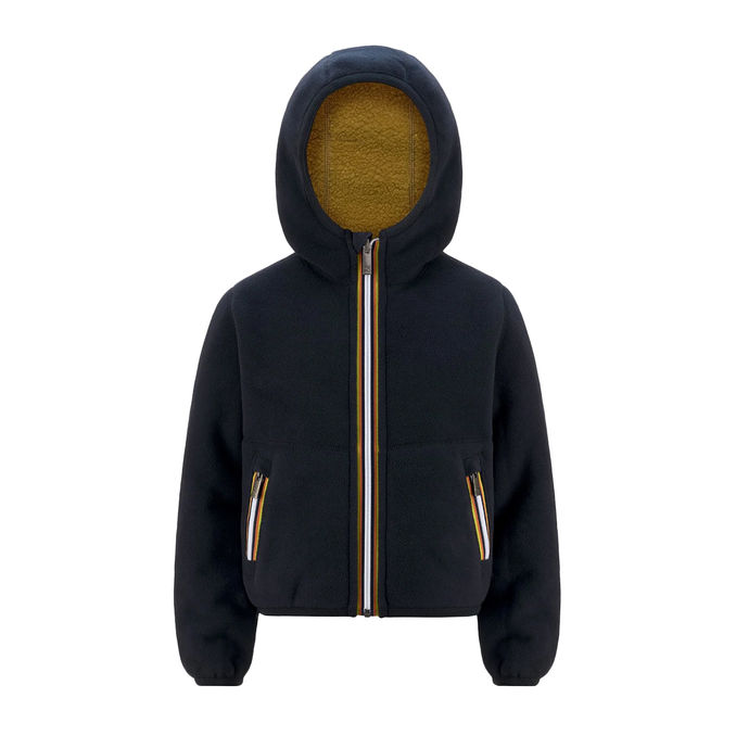 GIUBBOTTO JACK SHERPA POLAR REVERSIBILE Bimbo Blu Giallo