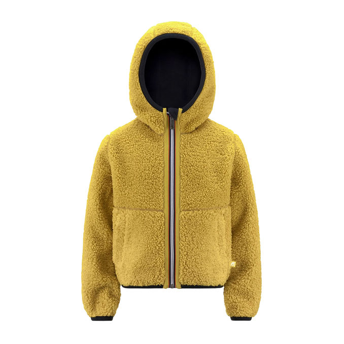 GIUBBOTTO JACK SHERPA POLAR REVERSIBILE Bimbo Blu Giallo