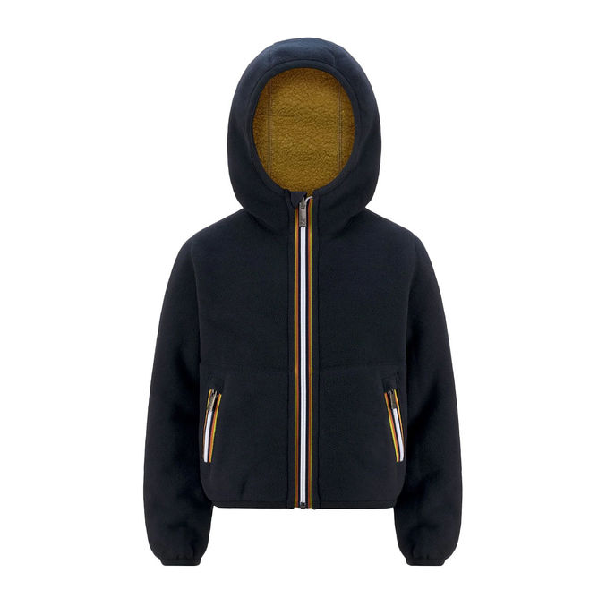 GIUBBOTTO JACK SHERPA POLAR REVERSIBILE Bimbo Blu Giallo