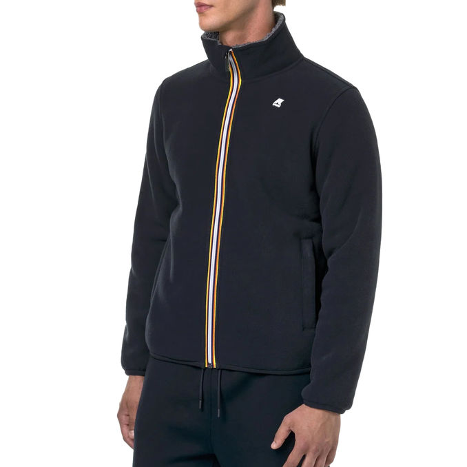 GIUBBOTTO PASCAL SHERPA POLAR IN PILE Uomo Blu Grigio