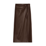 GONNA FRIULI JERSEY SPALMATO Donna Marrone GONNA FRIULI JERSEY SPALMATO Donna Marrone