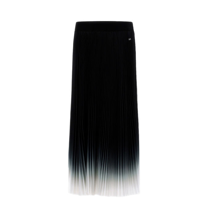 GONNA PLISSET DEGRADE' Donna Nero Bianco