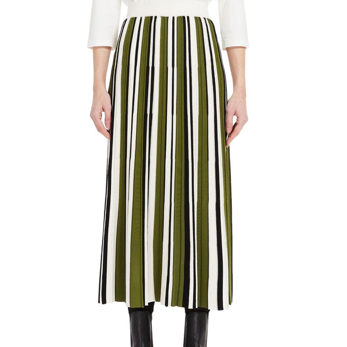 GONNA RIGATA EDITTA  Donna Riga Panna