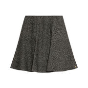 GONNA ROSA FANTASIA MISTO LANA Donna Nero Diagonale Bianco GONNA ROSA FANTASIA MISTO LANA Donna Nero Diagonale Bianco
