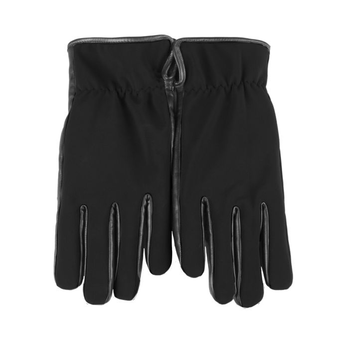 GUANTI SPW 97 IN NYLON E PELLE Uomo Nero