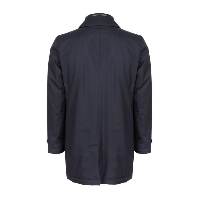 IMPERMEABILE IMBOTTITO CON GILET TRAPUNTATO Uomo Blu