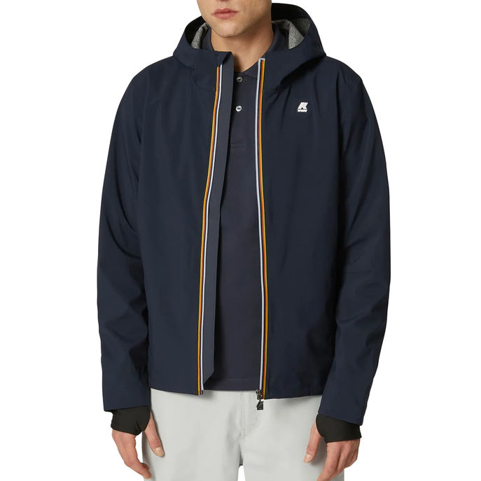 JACKET BONDED JERSEY Uomo Blue Depht
