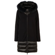 JACKET WINTER HYBRID PARKA FUR Donna Nero JACKET WINTER HYBRID PARKA FUR Donna Nero
