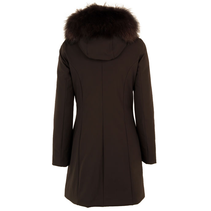 JACKET WINTER LONG FUR Donna Marrone
