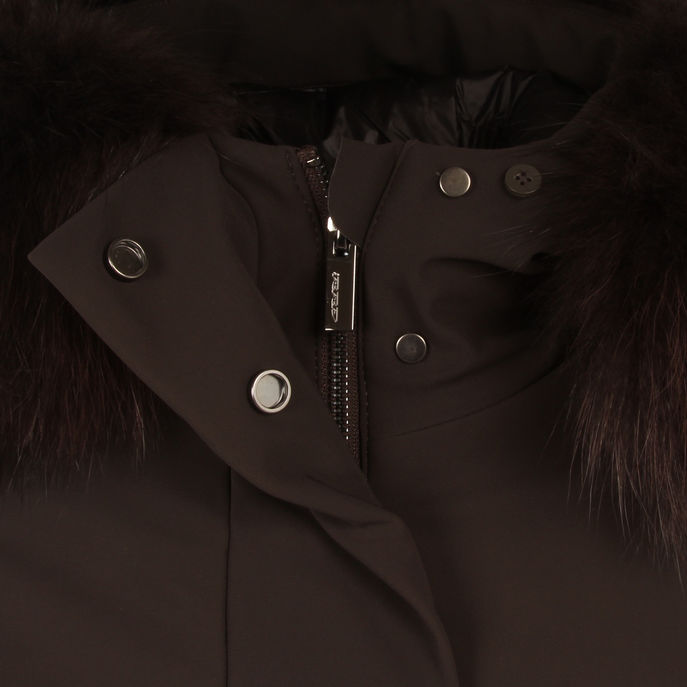 JACKET WINTER LONG FUR Donna Marrone