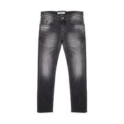 JEANS 5 TASCHE STINTO USED Bambino Denim grigio JEANS 5 TASCHE STINTO USED Bambino Denim grigio