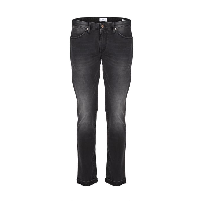 JEANS 5 TASCHE SUPERSLIM STRETCH SWING Uomo Nero