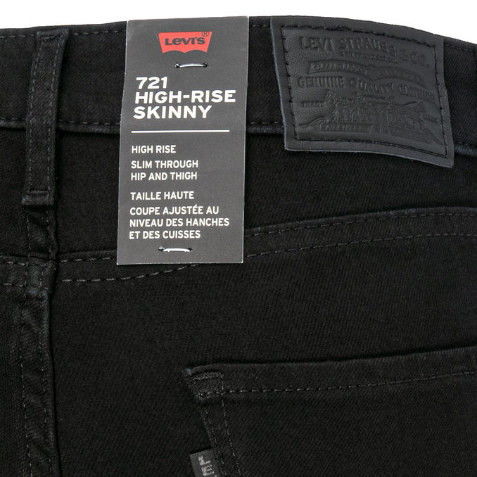 JEANS 721 HIGH RISE SKINNY Donna Black