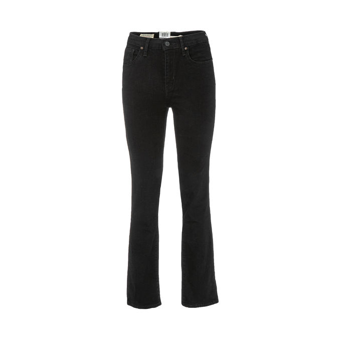 JEANS 724 HIGH RISE STRAIGHT Donna Night Black