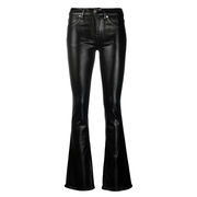 JEANS BOOTCUT TESSUTO SPALMATO LUCIDO Donna Nero JEANS BOOTCUT TESSUTO SPALMATO LUCIDO Donna Nero