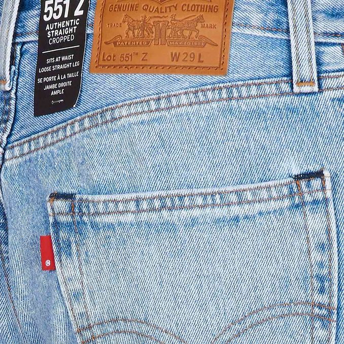 JEANS CROPPED 551Z STRAIGHT Uomo Dream Stone Denim Chiaro