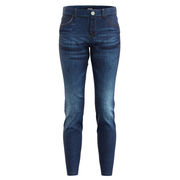JEANS DIGA DENIM STRETCH CROPPED Donna Blu Medio JEANS DIGA DENIM STRETCH CROPPED Donna Blu Medio