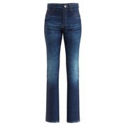JEANS INSETTO VITA ALTA Donna Blu Medio JEANS INSETTO VITA ALTA Donna Blu Medio