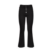 JEANS LILLIE HIGH RISE CROP FLARE Donna Noir JEANS LILLIE HIGH RISE CROP FLARE Donna Noir