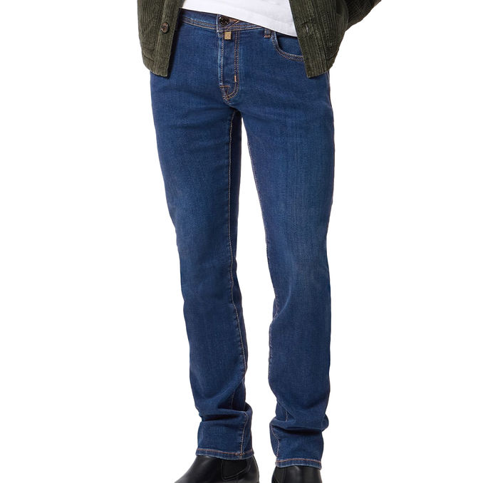 JEANS NICK SLIM STRETCH Uomo Blu Medio