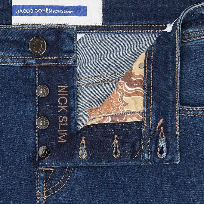 JEANS NICK SLIM STRETCH Uomo Blu Medio