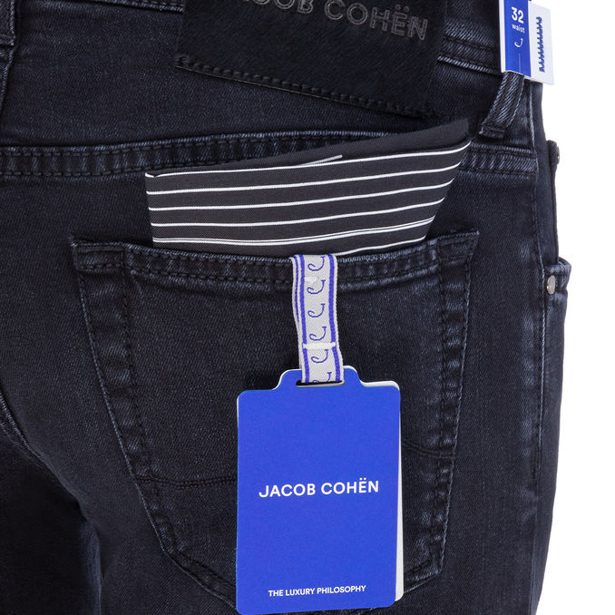 JEANS NICK STRETCH Uomo Denim nero