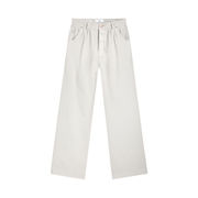 JEANS NOLIN LARGO CON PINCES Donna Almond Cream JEANS NOLIN LARGO CON PINCES Donna Almond Cream