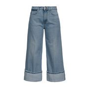 JEANS PAMELA 2 A PALAZZO CROP Donna Light Blue JEANS PAMELA 2 A PALAZZO CROP Donna Light Blue