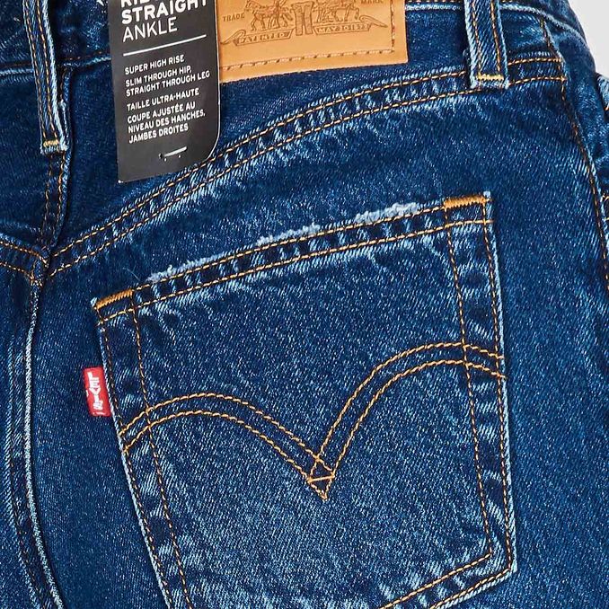 JEANS RIBCAGE STRAIGHT Donna Noe down