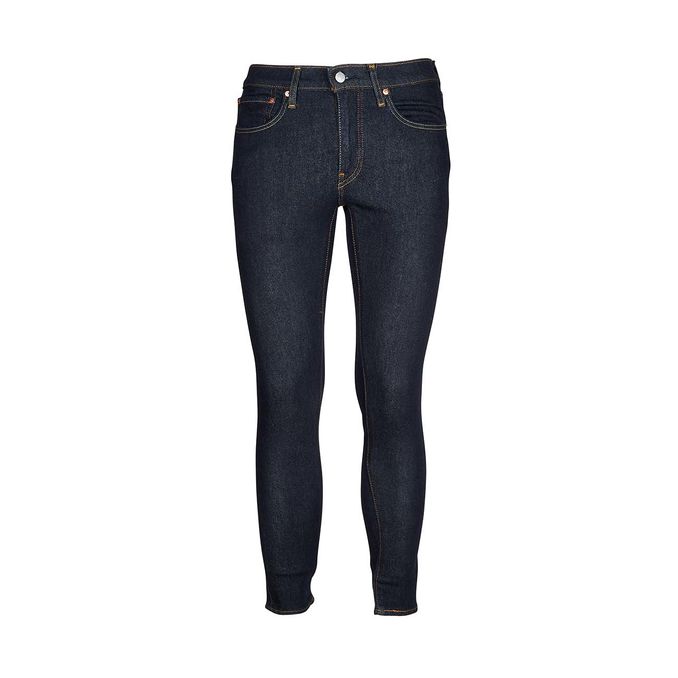 JEANS SKINNY TAPER Uomo Midnight Denim Scuro 