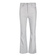 JEANS SPALMATO A ZAMPA TAGLIO VIVO Donna Panna JEANS SPALMATO A ZAMPA TAGLIO VIVO Donna Panna
