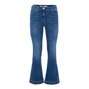 JEANS STRETCH ZAMPETTA CORTO Donna Denim Medio JEANS STRETCH ZAMPETTA CORTO Donna Denim Medio