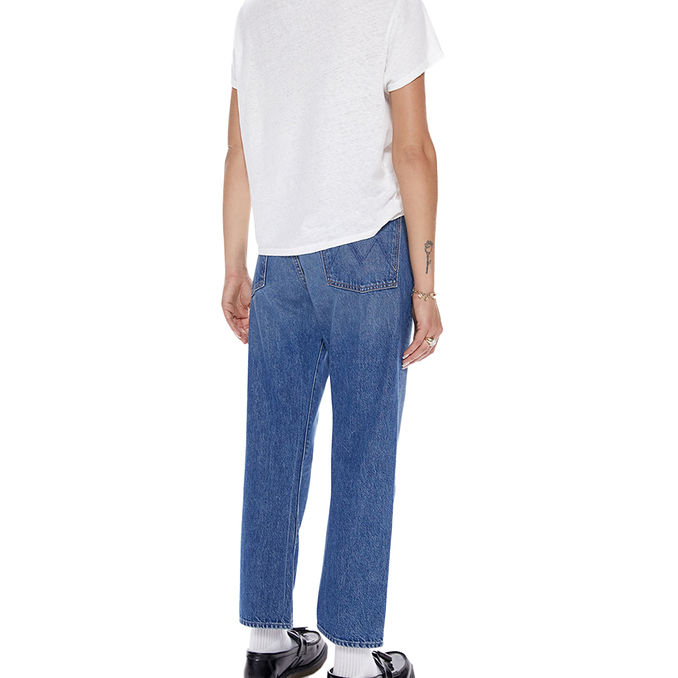 JEANS THE DITCHER CROP Donna Blu Medio