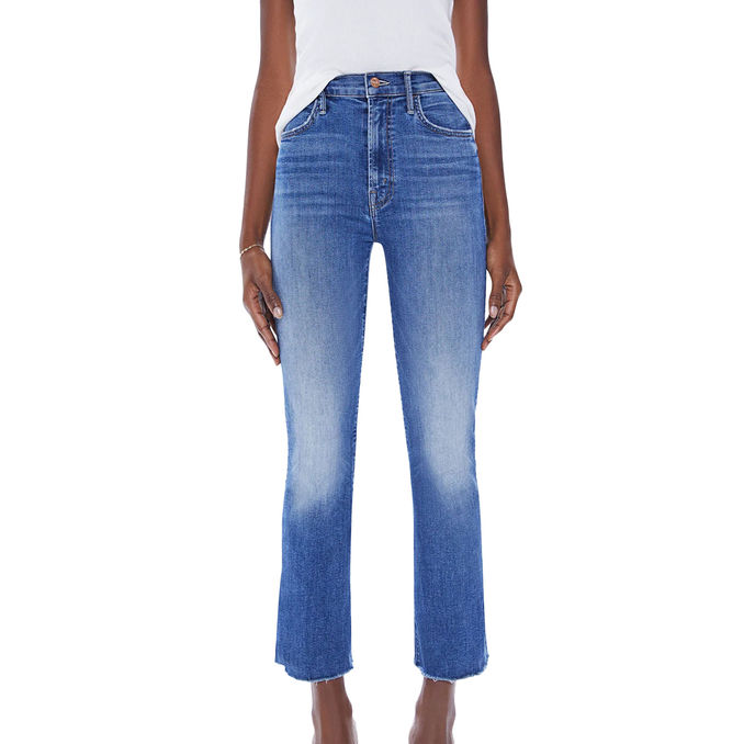 JEANS THE HUSTLER ANKLE FRAY Donna Healing Jar 