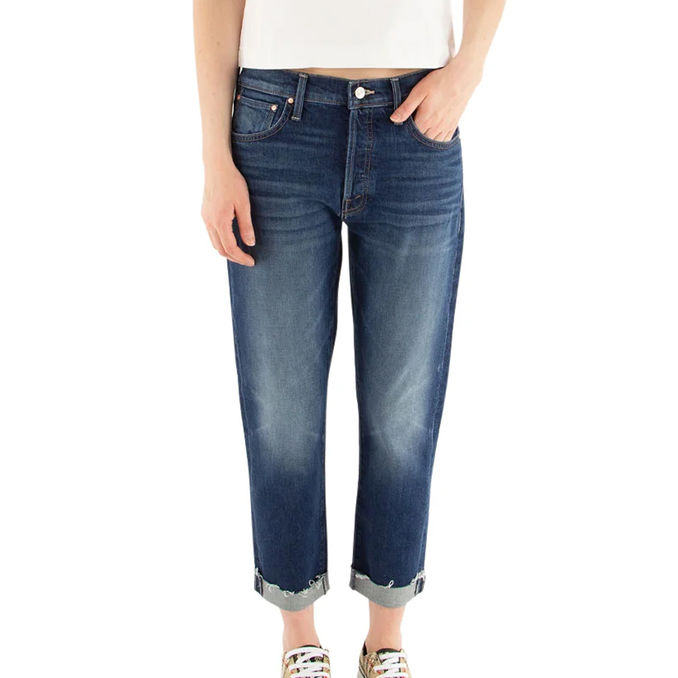 JEANS THE SCRAPPER CUFF ANKLE FRAY SUPERIOR Donna Let's Wine About It