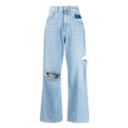 JEANS VITA ALTA GAMBA LUNGA Donna Light Blue JEANS VITA ALTA GAMBA LUNGA Donna Light Blue