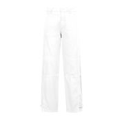 JEANS VITA BASSA CARGO LISCIO Donna Bianco JEANS VITA BASSA CARGO LISCIO Donna Bianco