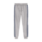 JOGGER CON BANDE LATERALI LOGATE IN COTONE GARZATO Uomo Grigio JOGGER CON BANDE LATERALI LOGATE IN COTONE GARZATO Uomo Grigio