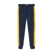 JOGGER CON BANDE LATERALI LOGATE IN COTONE GARZATO Uomo Navy JOGGER CON BANDE LATERALI LOGATE IN COTONE GARZATO Uomo Navy