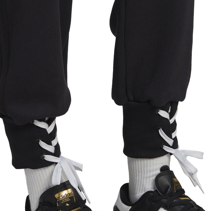 JOGGER CON LACCI CAVIGLIA Donna Nero