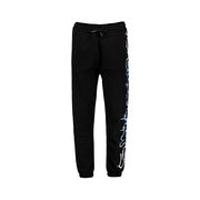 JOGGER CON STAMPA IN FELPA Uomo Nero Stampa Sky JOGGER CON STAMPA IN FELPA Uomo Nero Stampa Sky