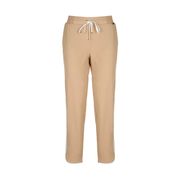 JOGGER IN TRICOTINA CON COULISSE E DOPPIO PIPING Donna Corda JOGGER IN TRICOTINA CON COULISSE E DOPPIO PIPING Donna Corda