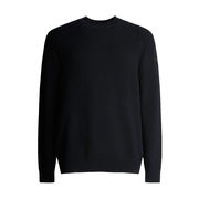 KNIT COTTON PLAIN ROUND Uomo Blue Black KNIT COTTON PLAIN ROUND Uomo Blue Black