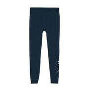LEGGINGS CON LOGO LATERALE BASILEA Donna Blu Logo Ecru LEGGINGS CON LOGO LATERALE BASILEA Donna Blu Logo Ecru