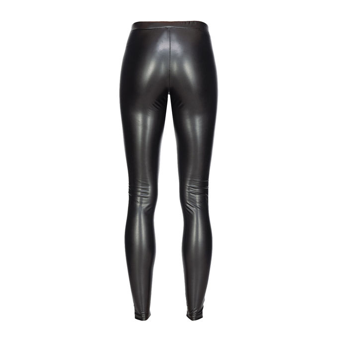 LEGGINGS GINSENG Donna Nero Limousine