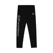 LEGGINGS TRAIN SHINY CON LOGO Bambina Nero LEGGINGS TRAIN SHINY CON LOGO Bambina Nero