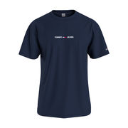 LOGO TEXT EMBROIDERED T-SHIRT Man Twilight Navy LOGO TEXT EMBROIDERED T-SHIRT Man Twilight Navy