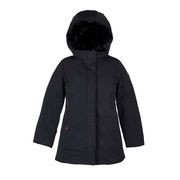 LUXURY BOULDER COAT CON CAPPUCCIO FODERATO IN PELLICCIA SINTETICA Bambina Nero LUXURY BOULDER COAT CON CAPPUCCIO FODERATO IN PELLICCIA SINTETICA Bambina Nero