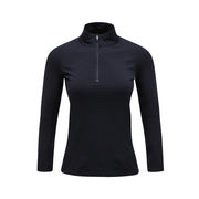 MAGLIA 1/2 ZIP MAGIC Donna Black  MAGLIA 1/2 ZIP MAGIC Donna Black